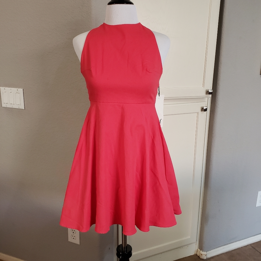 Zara Trafaluc Collection Red Sleeveless Mini Dress Women Size Extra Small